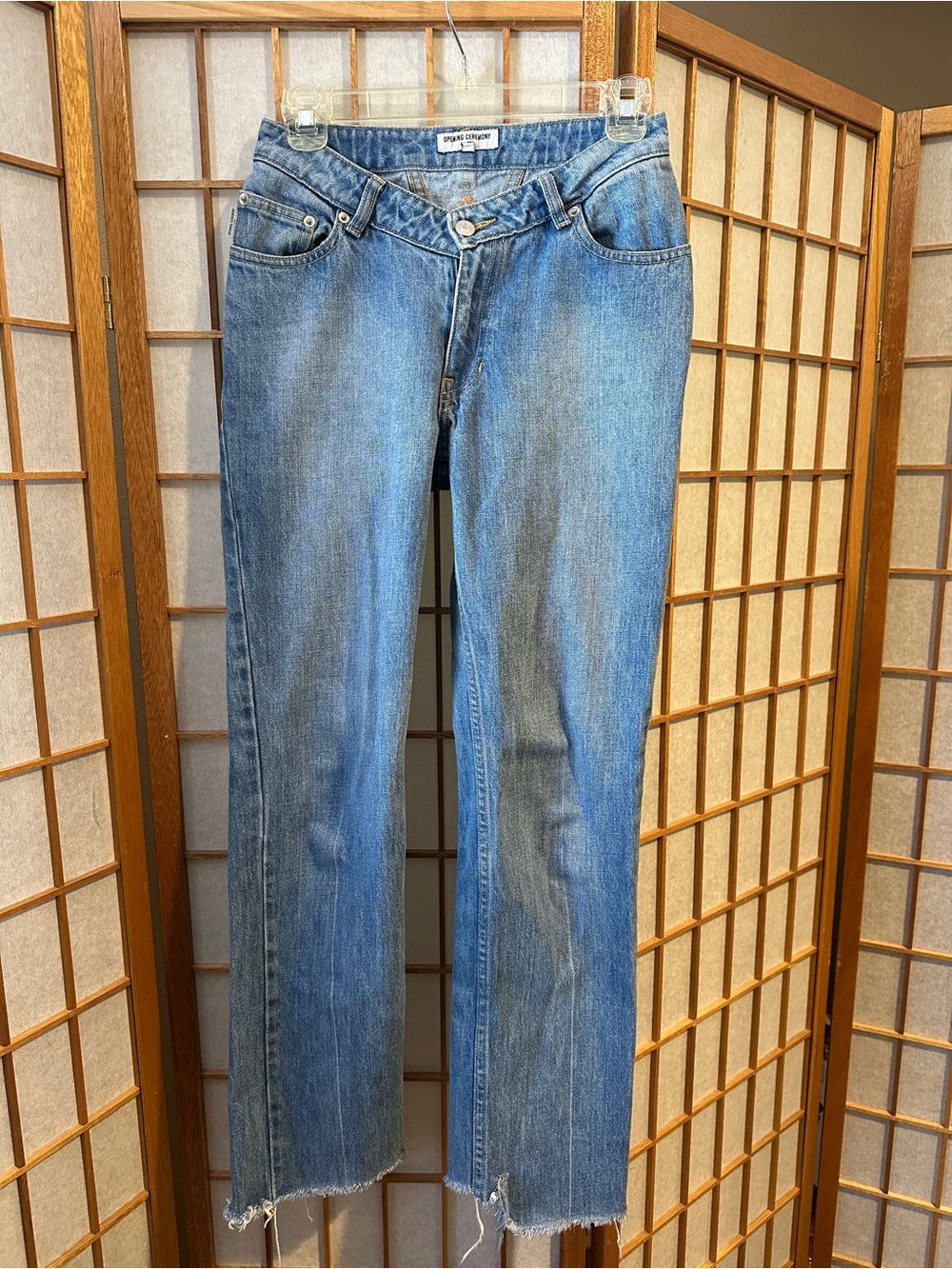 Opening Ceremony Dip Denim Blue Jeans Size 25 Low waist